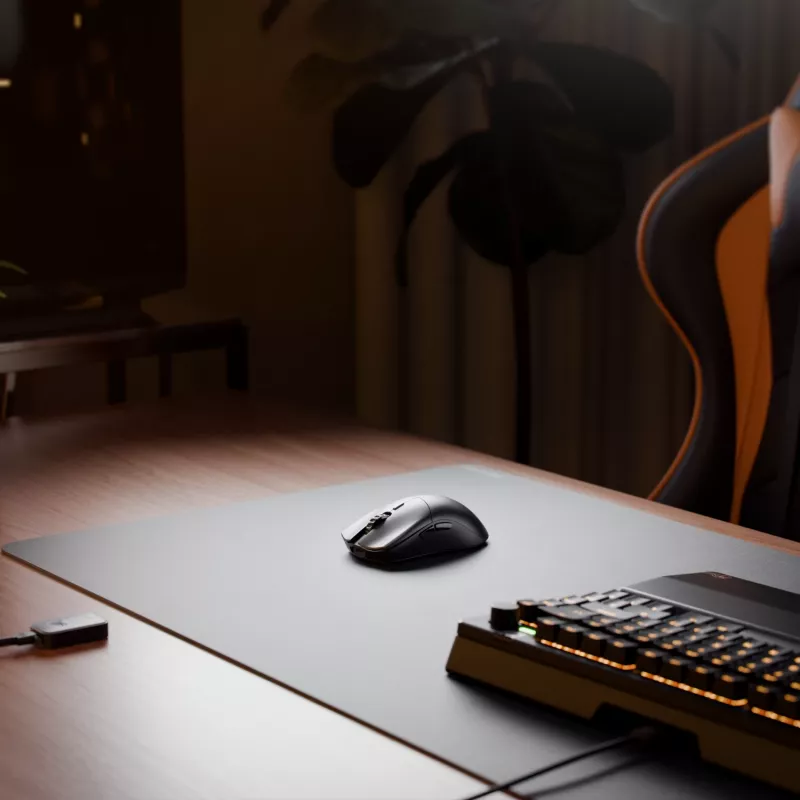 Kabellose Gaming-Maus GLORIOUS Series 2 PRO (für Rechtshänder) – 26.000 DPI, RF Wireless + USB‑C, 4K/8K Hz, 6 Tasten, Schwarz
