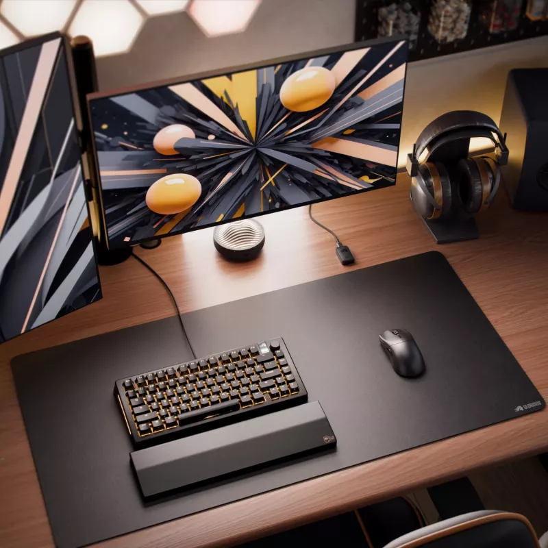 Kabellose Gaming-Maus GLORIOUS Series 2 PRO (für Rechtshänder) – 26.000 DPI, RF Wireless + USB‑C, 4K/8K Hz, 6 Tasten, Schwarz