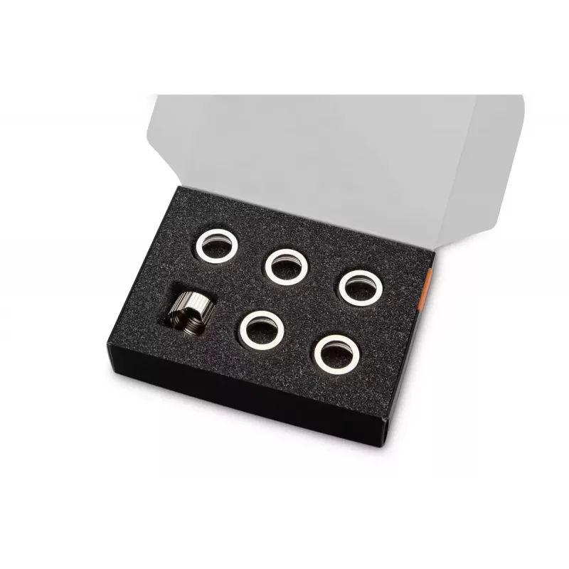 Kompressionsring EK Water Blocks Messing Nickel 6 Stück