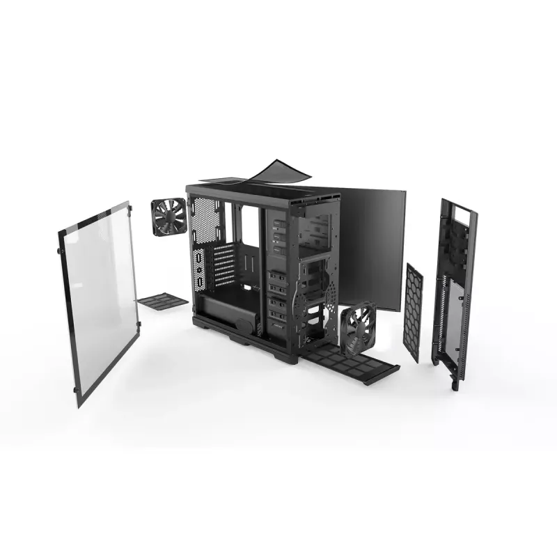 PC-Gehäuse Phanteks Enthoo Pro Tempered Glass Full Tower Schwarz