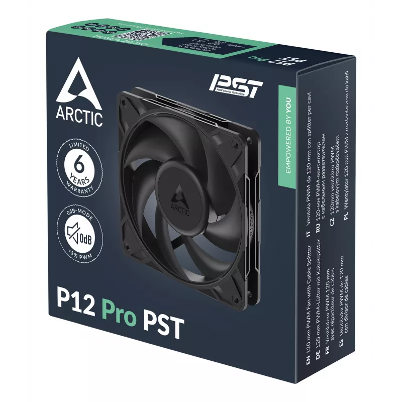 ARCTIC Freezer P12 Pro PST – 120-mm-PWM-Lüfter mit Kabel-Splitter