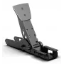 MOZA SR-P Pedal (Kupplung) — Kabelgebundenes USB-Gaming-Kupplungspedal, Druck- + Winkelsensoren, Aluminium- und Stahlgehäuse, Schwarz