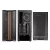 PC-Gehäuse Kolink Inspire K12 ARGB Midi Tower – Schwarz mit transparenter Seite, unterstützt ATX/Micro ATX/ITX, 2x 3,5 Zoll + 2x 2,5 Zoll Einschübe