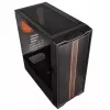 PC-Gehäuse Kolink Inspire K12 ARGB Midi Tower – Schwarz mit transparenter Seite, unterstützt ATX/Micro ATX/ITX, 2x 3,5 Zoll + 2x 2,5 Zoll Einschübe