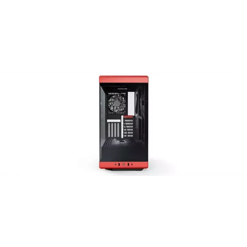 PC-Gehäuse HYTE Y40 Midi Tower Schwarz, Rot