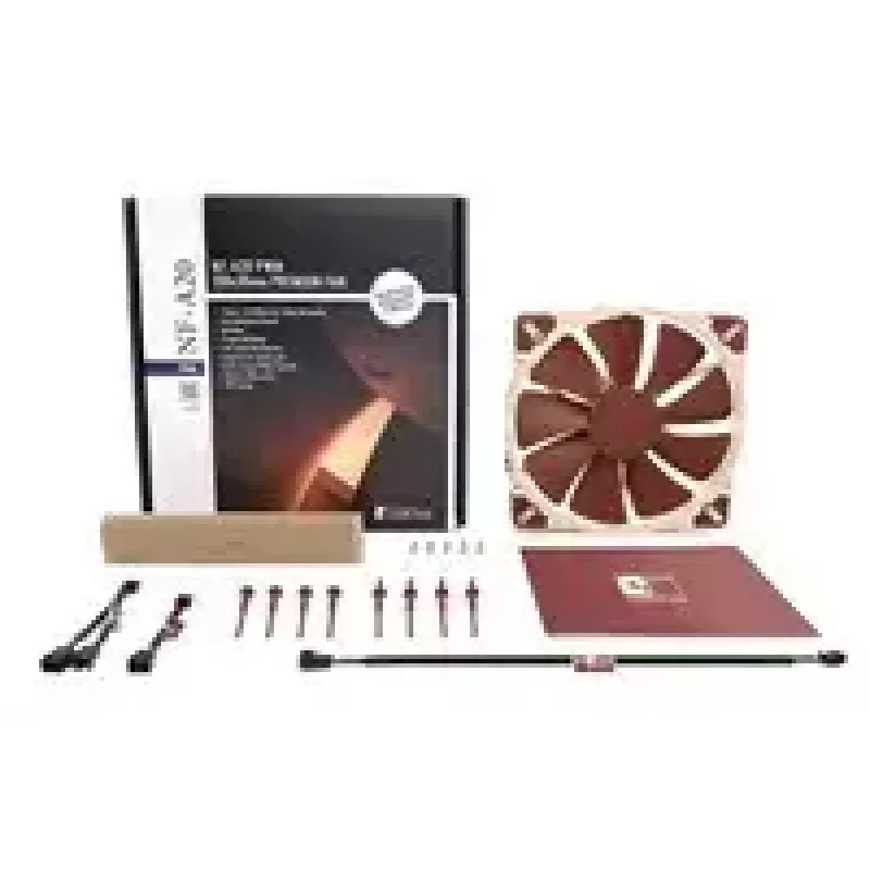 Computergehäuselüfter Noctua NF-A20 PWM 200 mm, 4-Pin PWM, 350–800 U/min, 146,9 m³/h, SSO-Lager