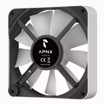 Lüfter APNX FP2-120 PWM ARGB Maximale Luftstrom 83.87 cfm Weiß