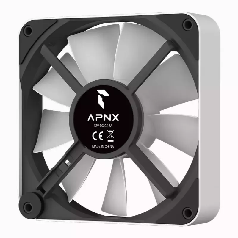 Lüfter APNX FP2-120 PWM ARGB Maximale Luftstrom 83.87 cfm Weiß