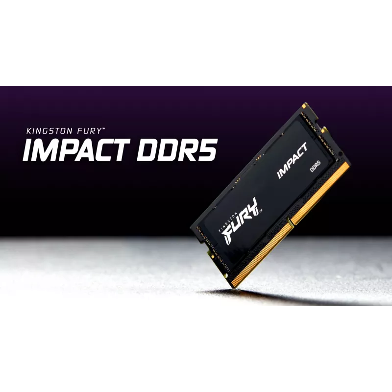Kingston Technology FURY 16GB 6000MT/s DDR5 CL38 SODIMM Impact XMP