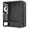 Aerocool PRISMBKV3 PC-Gehäuse ATX Schwarz 4 Lüfter ARGB Frontseite Seite aus gehärtetem Glas