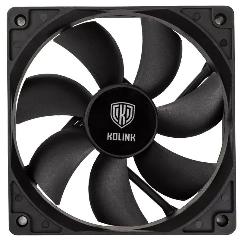 Computer Case Fan Kolink Classic HDB 120 mm, 1500 RPM, 52.15 CFM, Schwarz