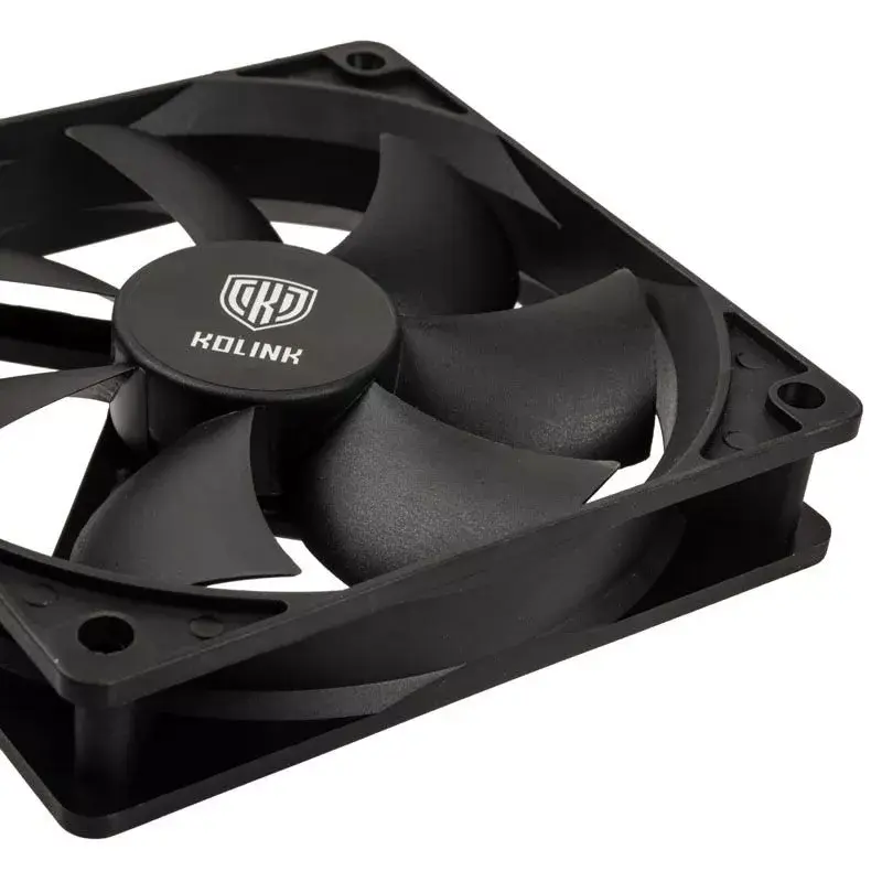 Computer Case Fan Kolink Classic HDB 120 mm, 1500 RPM, 52.15 CFM, Schwarz
