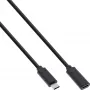 USB 3.2 Gen.1x2 Verlängerungskabel InLine 35772 2m USB-C Stecker/Buchse schwarz