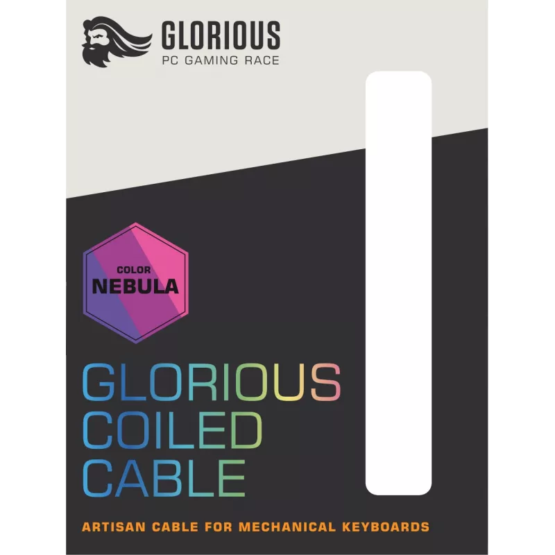 Glorious Gaming Coiled Violett 1.37 m