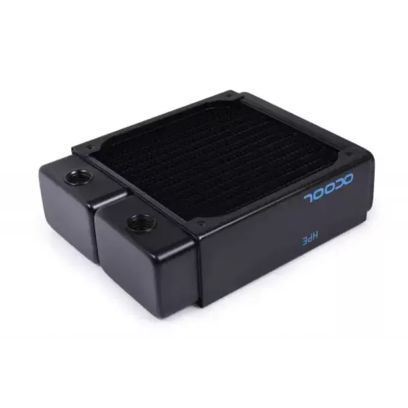 Kühler Alphacool 14472 Messing Kupfer Edelstahl Schwarz 124 mm