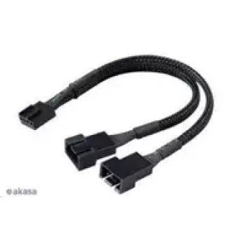 Akasa Lüfter-Splitter-Bundle AK-CBFA04-KT04 — 4er-Pack PWM-Lüfter-Splitterkabel