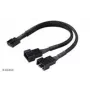 Akasa Lüfter-Splitter-Bundle AK-CBFA04-KT04 — 4er-Pack PWM-Lüfter-Splitterkabel