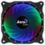AEROCOOL COSMO12FRGB 120mm Computergehäuselüfter, 1000 U/min, 15 LEDs RGB, Molex-Anschluss, 3,72 W, schwarz