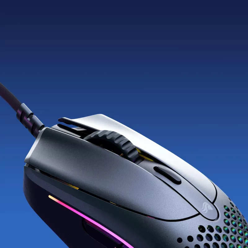 Glorious Gaming Glorious Model O Wired 2 - Mattschwarz, Rechtshändig, Optisch, USB Typ-A, 26000 DPI, 1 ms, Schwarz