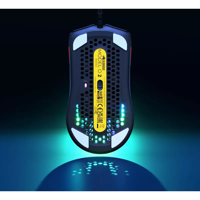 Glorious Gaming Glorious Model O Wired 2 - Mattschwarz, Rechtshändig, Optisch, USB Typ-A, 26000 DPI, 1 ms, Schwarz