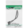 InLine PWM-Lüfter-Y-Stromkabel, 4-polig. 1M/2F, 0,15 m