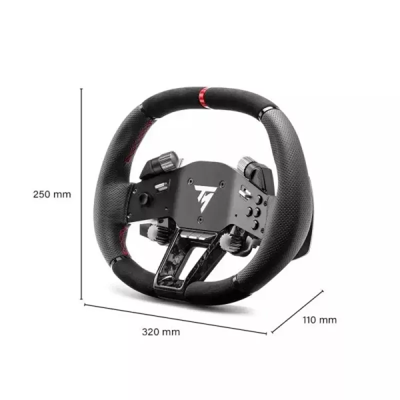Thrustmaster Hypercar Wheel Add-On Schwarz, Silber Lenkrad PC, PlayStation 4, PlayStation 5, Xbox, Xbox One