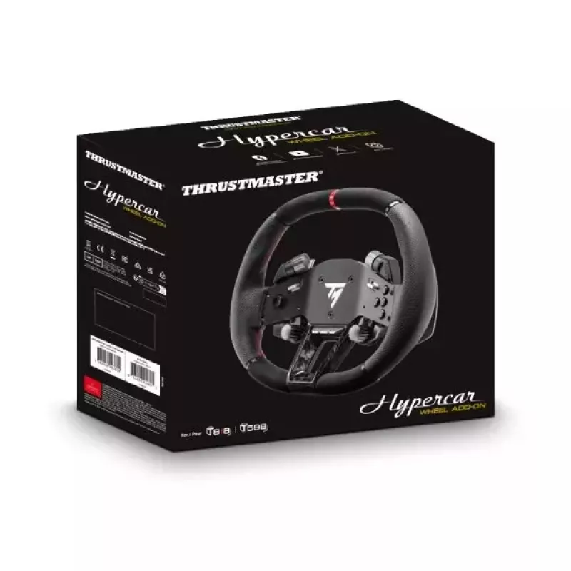 Thrustmaster Hypercar Wheel Add-On Schwarz, Silber Lenkrad PC, PlayStation 4, PlayStation 5, Xbox, Xbox One