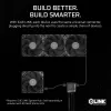 CORSAIR iCUE Link RX140 MAX 140-mm-PWM-Lüfter, dick, Erweiterung