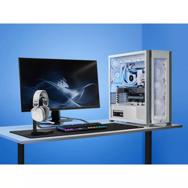 CORSAIR Gaming Headset Hs80 - Wireless - Weiß