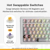 Mechanische Tastatur GLORIOUS GMMK 3 HE 75% Kabelgebunden Weiß US-Layout