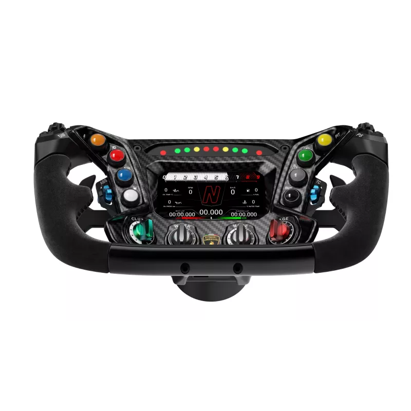 Moza Racing Essenza SCV12 Lenkrad, Rennlenkrad, Schwarz, Aluminium, Carbonfaser, 164 cm, 164 cm, 310 mm