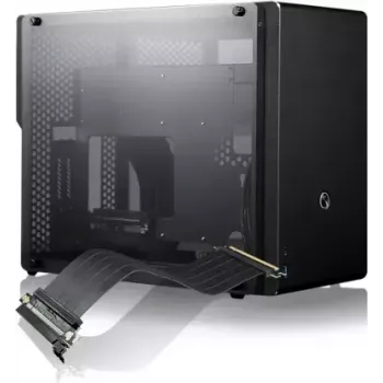 PC-Gehäuse RAIJINTEK Ophion M Evo ALS Midi Tower Schwarz, Transparent