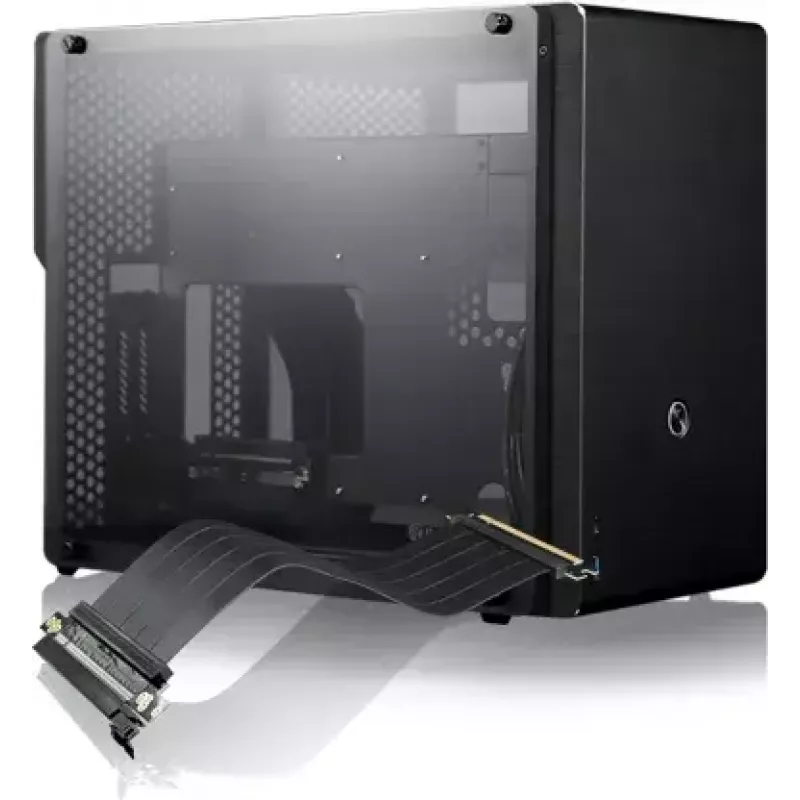 PC-Gehäuse RAIJINTEK Ophion M Evo ALS Midi Tower Schwarz, Transparent