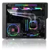 PC-Gehäuse RAIJINTEK Ophion M Evo ALS Midi Tower Schwarz, Transparent