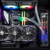 RAIJINTEK EOS 12 RBW ADD 120 mm Hydraulikgleitlager-PWM-Lüfter, 2 Stk., Schwarz/Weiß