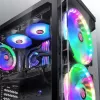 RAIJINTEK EOS 12 RBW ADD 120 mm Hydraulikgleitlager-PWM-Lüfter, 2 Stk., Schwarz/Weiß