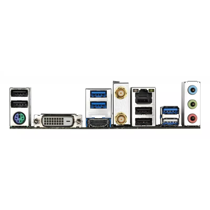 GIGABYTE B550M DS3H AC Motherboard - AMD Ryzen 5000 CPUs, 5+3 Phasen VRM, bis zu 4733 MHz DDR4, 1xPCIe 4.0 + 1xPCIe 3.0 M.2, Wi-Fi 5, 1 GbE LAN, USB 3.2 Gen 1