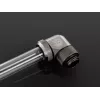 Bitspower BP-BSE90RML Messing 90°-Drehverschraubung für Flüssig-PC-Kühlung, G1/4-Gewinde, schwarz