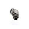 Bitspower BP-BSE90RML Messing 90°-Drehverschraubung für Flüssig-PC-Kühlung, G1/4-Gewinde, schwarz