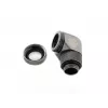 Bitspower BP-BSE90RML Messing 90°-Drehverschraubung für Flüssig-PC-Kühlung, G1/4-Gewinde, schwarz