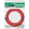 InLine Patchkabel S/FTP PiMF Cat.6A halogenfrei 500MHz rot 10m