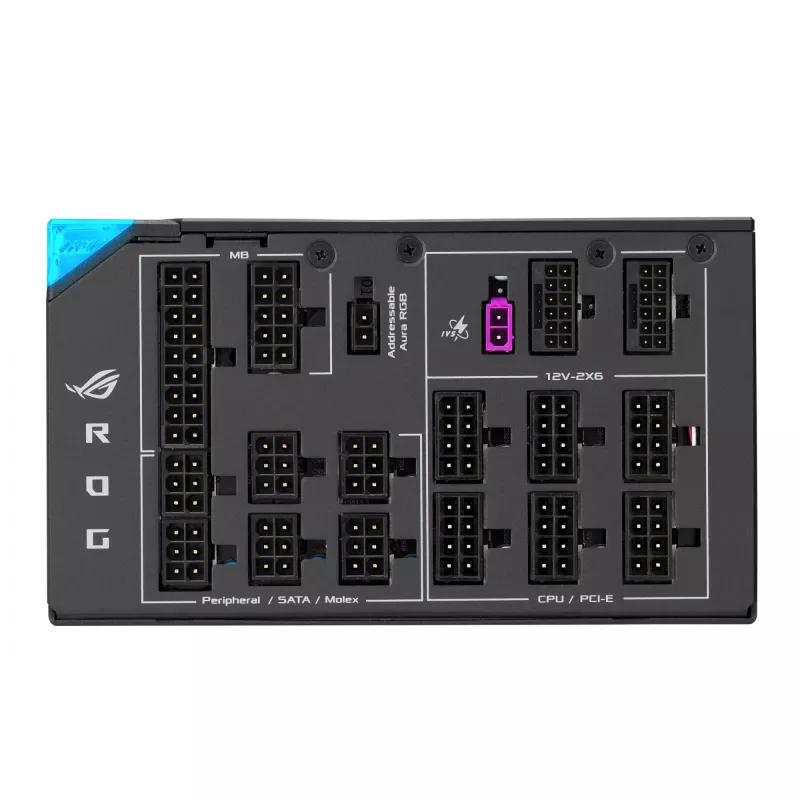 Netzteil ASUS ROG THOR-1600T3-GAMING 1600 W, 80 PLUS Titanium, ATX 3.1, vollmodular, OLED-Anzeige