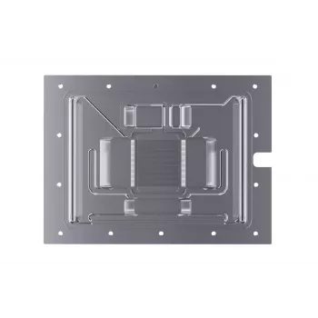 Water block + Backplate Alphacool 13456 Acrylic Aluminium Schwarz Silver Transparent