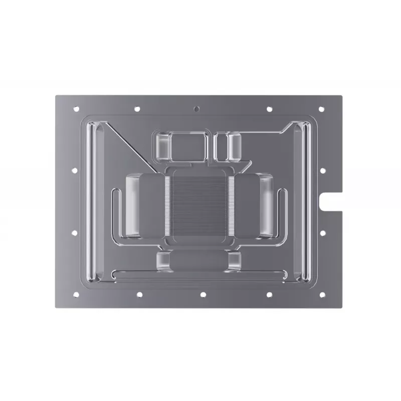 Water block + Backplate Alphacool 13456 Acrylic Aluminium Schwarz Silver Transparent