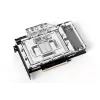 Water block + Backplate Alphacool 13456 Acrylic Aluminium Schwarz Silver Transparent