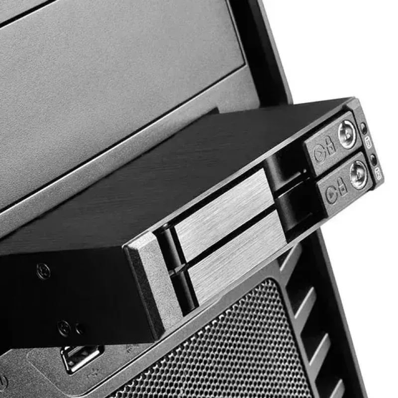 Laufwerksblende Silverstone SST-FS202B Schwarz