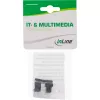 InLine Interner Netzadapter 180° ATX 6-Pin Stecker auf Buchse Reverse Schwarz 26636F