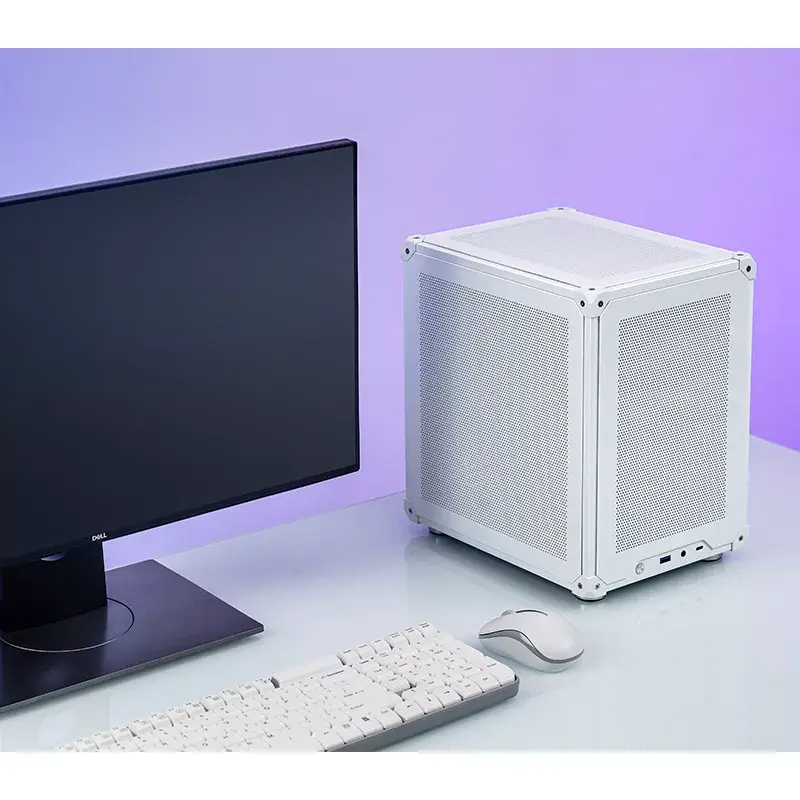 PC-Gehäuse Jonsbo C6 Mini Tower Weiß