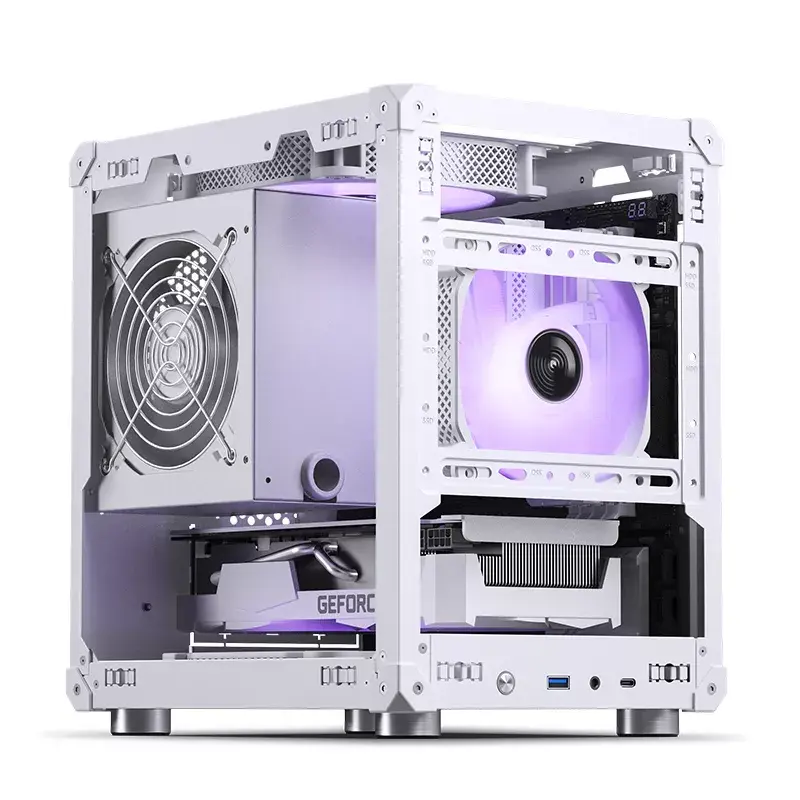 PC-Gehäuse Jonsbo C6 Mini Tower Weiß
