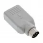 InLine USB Adapter USB A Buchse / PS/2 Stecker, PS/2 Stecker, USB A, Beige